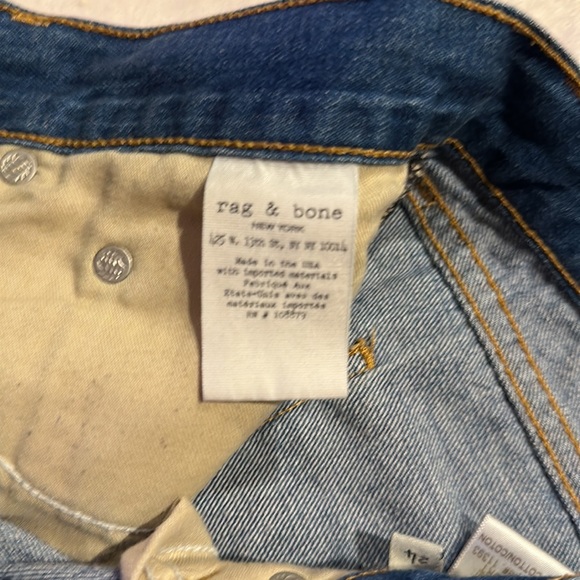 rag and bone distressed denim shorts size 24 - Picture 9 of 11